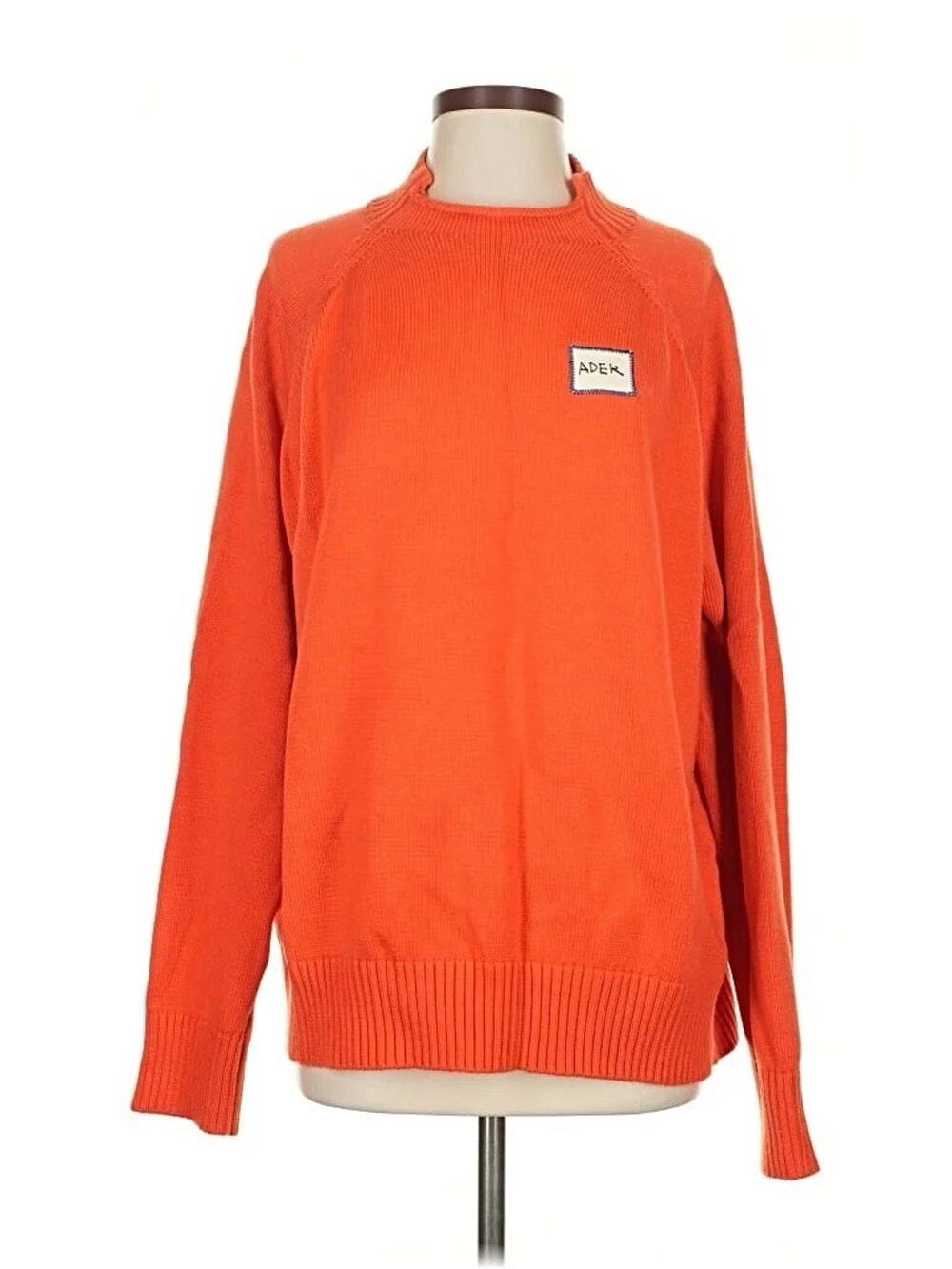 Ader Error Wool Orange Pullover Sweater 2 (medium)